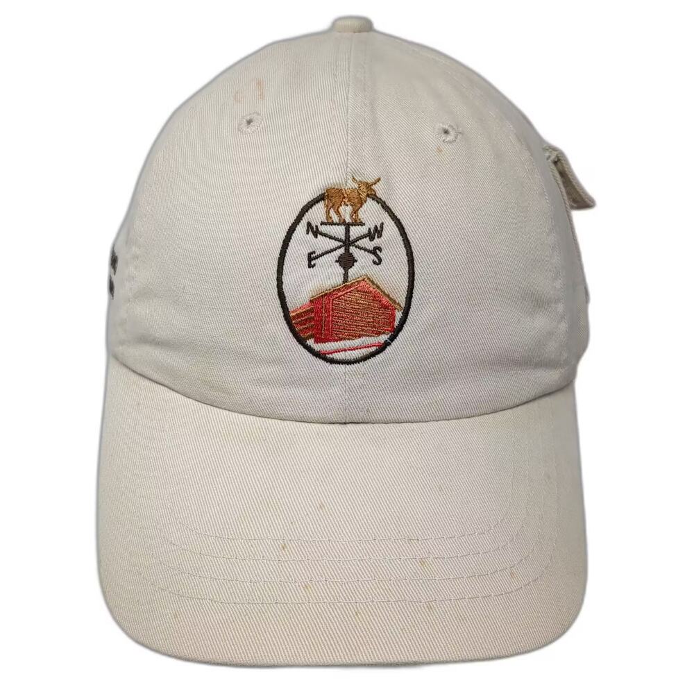 Vitronic George Ranch Historical Park Baseball Cap Hat Beige OS Slideback Pocket